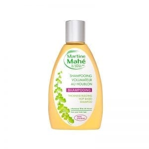 Shampoing volumateur au houblon, donne tonus et vitalité aux cheveux gamme Martine Mahé