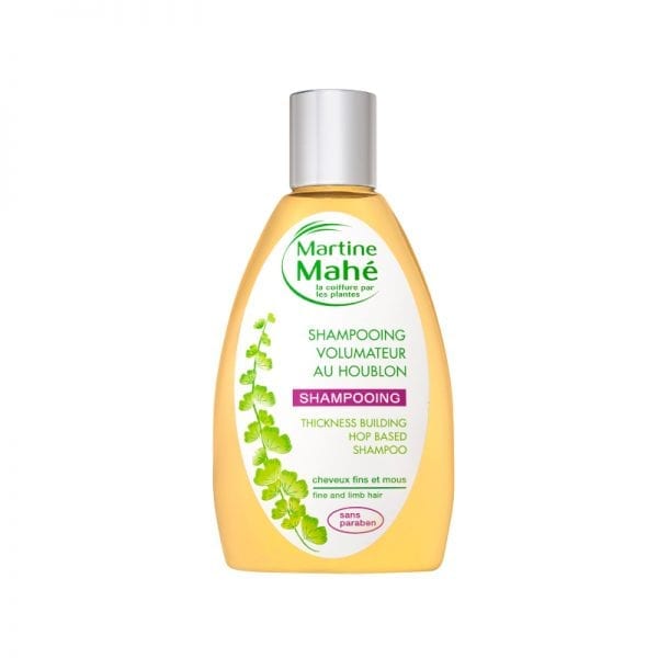 Shampoing volumateur au houblon, donne tonus et vitalité aux cheveux gamme Martine Mahé