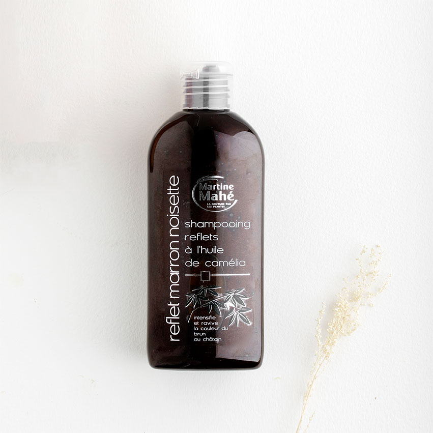 shampooing reflet marron-noisette