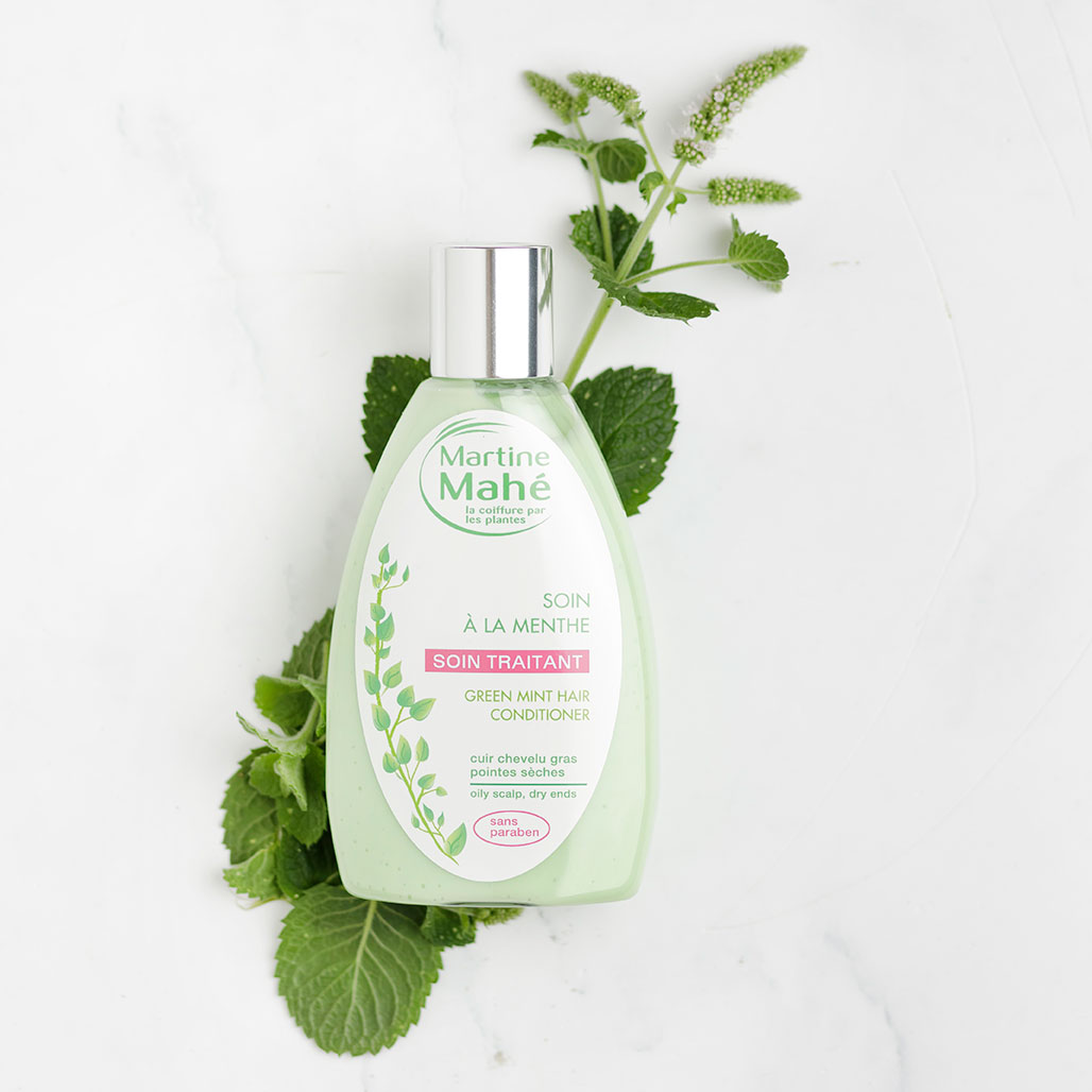 soin cheveux à la menthe